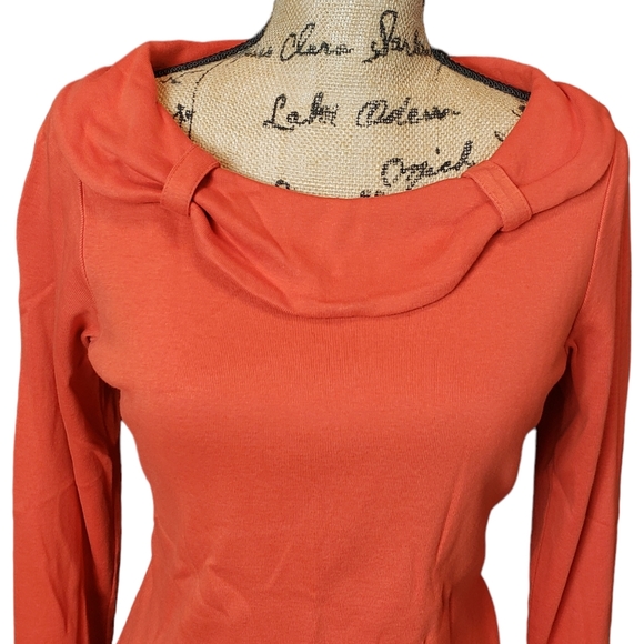 Raffaella Long Sleeve Top (UT/ TN orange) - Picture 5 of 7